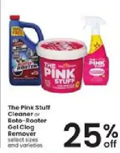 Albertsons The Pink Stuff Cleaner or Roto-Rooter Gel Clog Remover offer