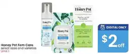 Albertsons Honey Pot Fem Care offer