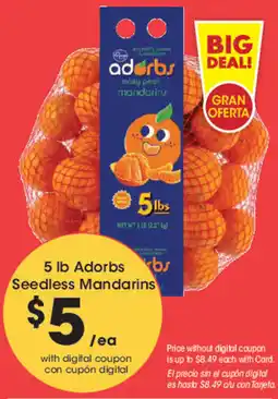 Smith's Adorbs Seedless Mandarins offer