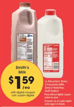 Smith's Smith's Milk offer