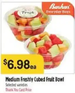 Bashas' Bashas Everyday Buys Medium Freshly Cubed Fruit Bowl offer