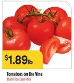 Bashas' Tomatoes on the Vine offer