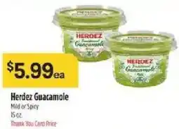 Bashas' Herdez Guacamole offer