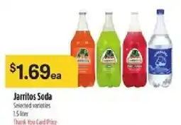 Bashas' Jarritos Soda offer