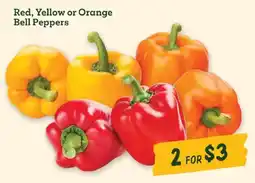 Sprouts Farmers Market Red, Yellow or Orange Bell Peppers offer