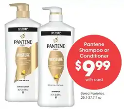 Smith's Pantene Shampoo or Conditioner offer