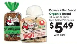 Smith's Dave's Killer Bread Organic Bread offer