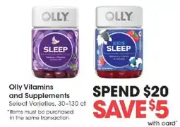 Smith's Olly Vitamins and Supplements offer