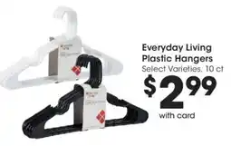 Smith's Everyday Living Plastic Hangers offer