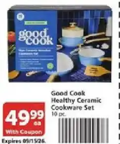 Vons Good Cook Healthy Ceramic Cookware Set offer