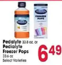 Jewel-Osco Pedialyte Pedialyte Freezer Pops offer