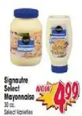 Jewel-Osco Signature Select Mayonnaise offer