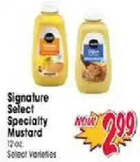 Jewel-Osco Signature Select Specialty Mustard offer