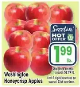 Jewel-Osco Sizzlin' Washington Honeycrisp Apples offer