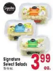Jewel-Osco Signature Select Salads offer