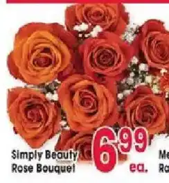 Jewel-Osco Simply Beauty Rose Bouquet offer