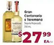 Cardenas Gran Centenario o Teremana Tequila Reposado offer