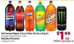 Cardenas Bebidas Pepsi, Coca-Cola, Fanta o Squirt offer