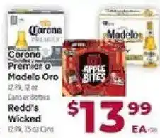 Cardenas Corona Premier or Modelo Oro or Redd's Wicked offer