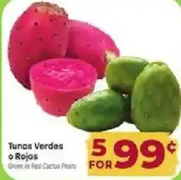 Cardenas Tunas Verdes o Rojas offer