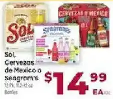 Cardenas Sol, Cervezas de Mexico a Seagram's offer