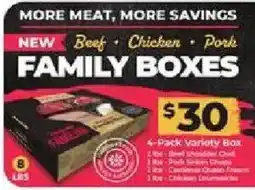 Cardenas New Beef Chicken Pork Family Boxes offer