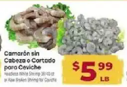 Cardenas Raw Broken Shrimp for Ceviche offer