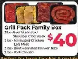 Cardenas Grill Pack Family Box offer