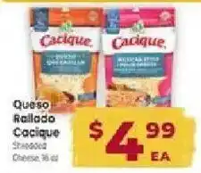 Cardenas Cacique shredded cheese offer