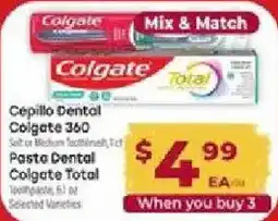 Cardenas Colgate 360 and Colgate Total toothpaste offer