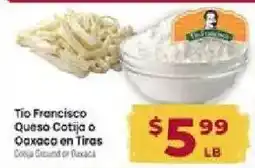 Cardenas Tio Francisco Queso Cotija o Oaxaca en Tiras offer