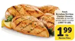 Vons Fresh Boneless Skinless Chicken Breasts offer