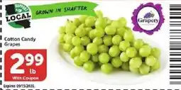 Vons Cotton Candy Grapes offer