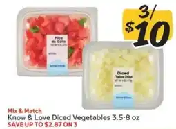 Winn Dixie Know & Love Diced Vegetables offer