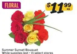 Winn Dixie Floral Summer Sunset Bouquet offer