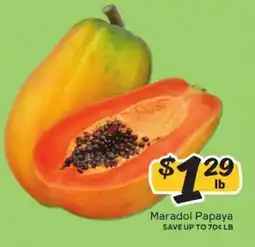 Winn Dixie Maradol Papaya offer