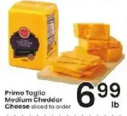Albertsons Primo Taglio Medium Cheddar Cheese offer