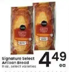 Albertsons Signature Select Artisan Bread offer
