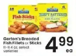 Albertsons Gorton's Breaded Fish Fillets or Sticks offer