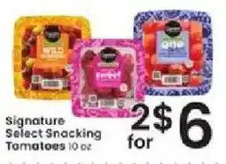 Albertsons Signature Select Snacking Tomatoes offer