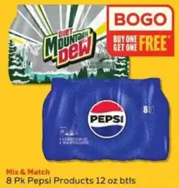 Winn Dixie Mix & Match 8 Pk Pepsi Products offer