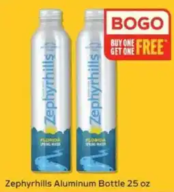Winn Dixie Zephyrhills aluminum bottle offer