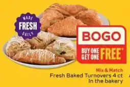 Winn Dixie Fresh Baked Turnovers offer