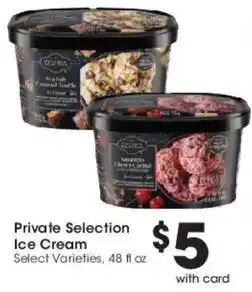 Smith's Private Selection Ice Cream offer