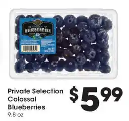 Smith's Private Selection Colossal Blueberries offer