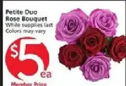Vons Petite Duo Rose Bouquet offer