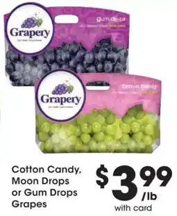 Smith's Grapery Cotton Candy, Moon Drops or Gum Drops Grapes offer