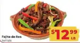 Supermercado El Rancho Fajita de Res Beef Fajita offer