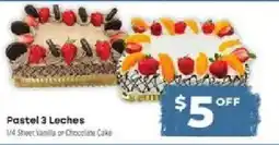 Supermercado El Rancho Pastel 3 Leches offer