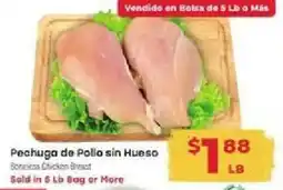 Supermercado El Rancho Boneless Chicken Breast offer